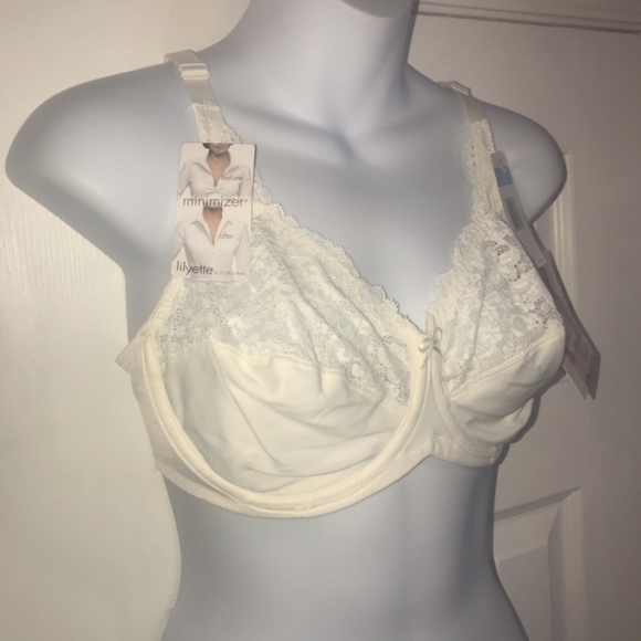 NWT 2 MINIMIZER Lilyette Lace Bras 38C - Picture 4 of 12
